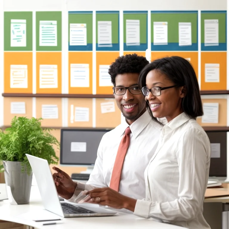 キャリアアップを目指す若いビジネスパーソンのイメージ