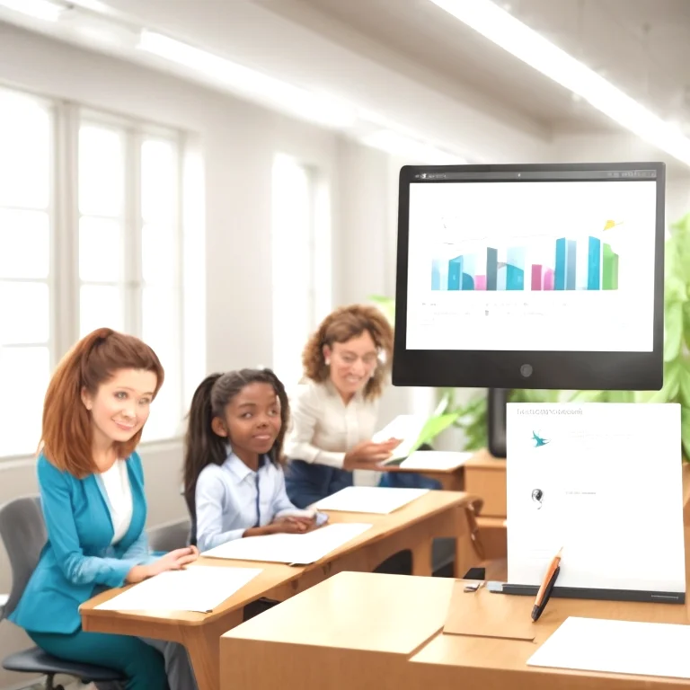 ノートパソコンで学習するビジネスパーソン